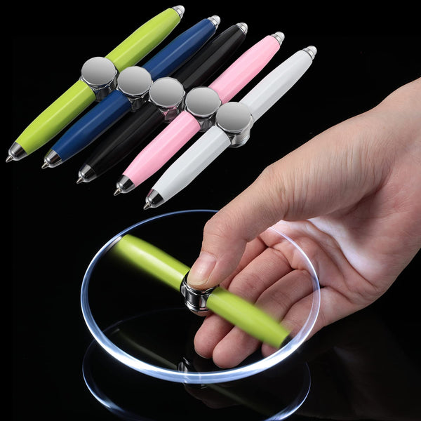 LED Spinner Pen – Metal Gyro Ballpoint