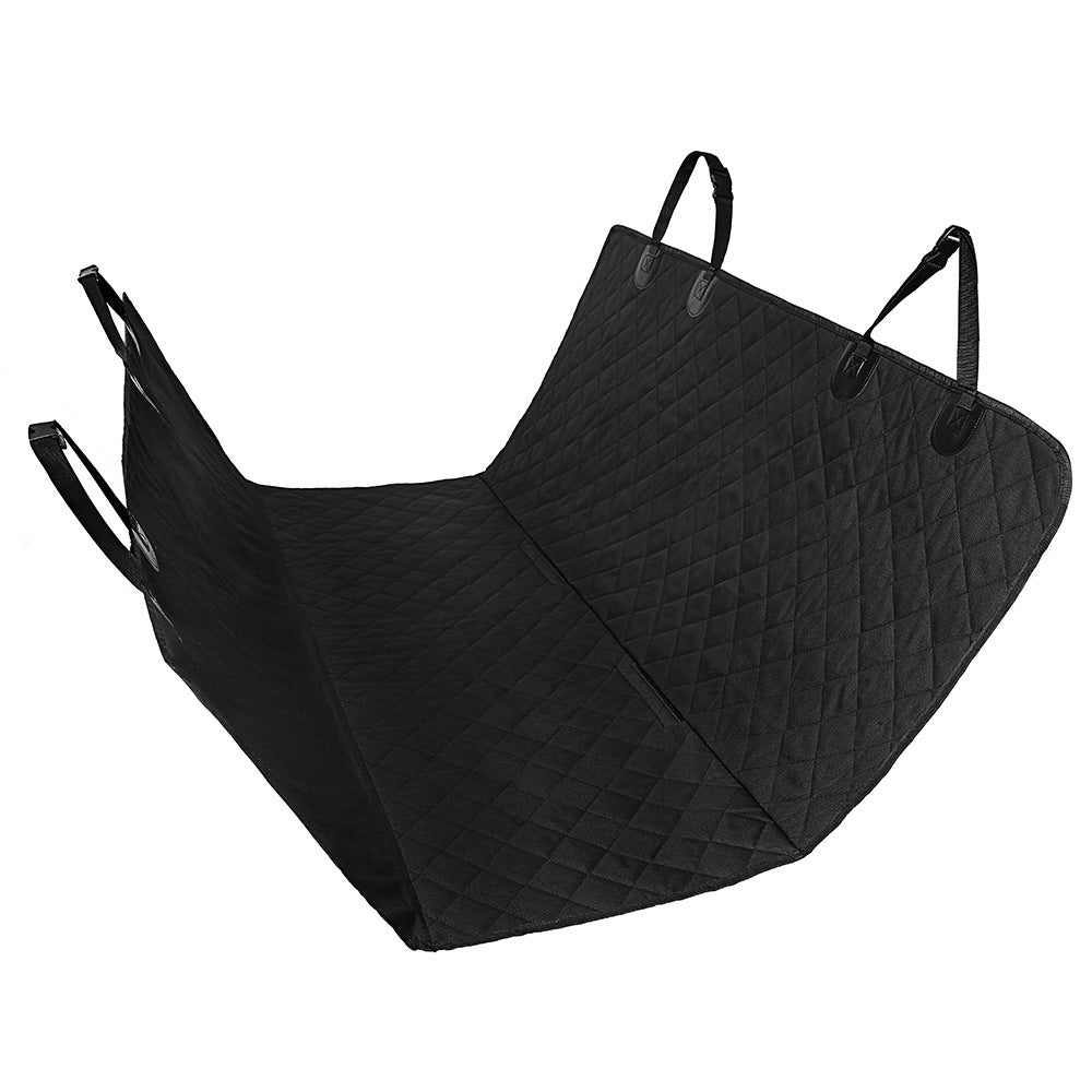 Car Back Seat Pet Cover | Travel Hammock with Mesh Vent & Pocket
