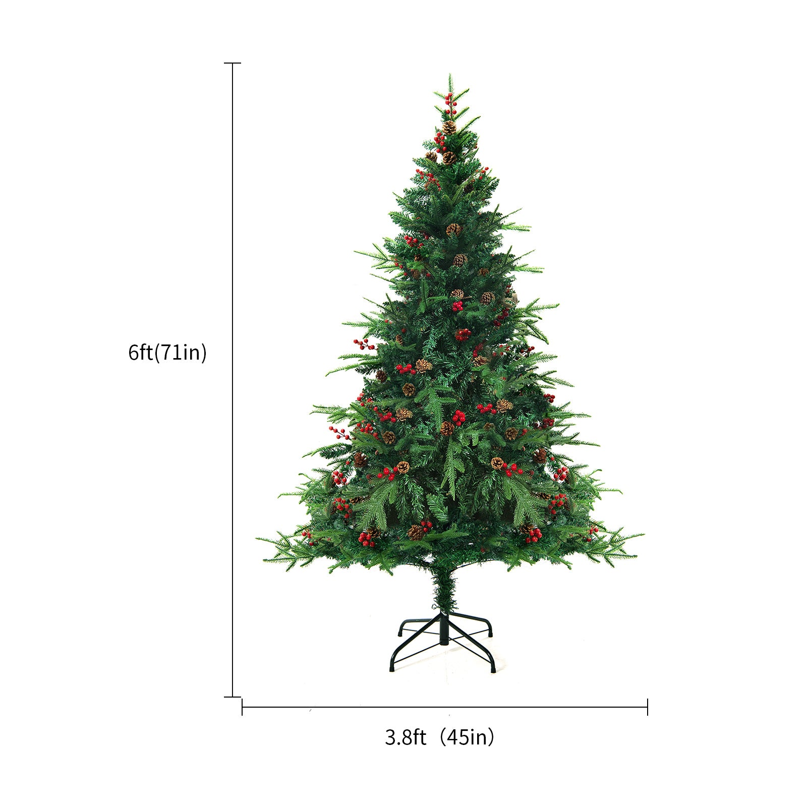 Artificial Snow Christmas Tree – PVC Mini Winter Decor