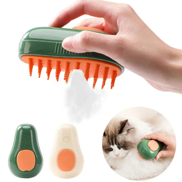 Steam Massage Grooming Brush for Cats & Dogs