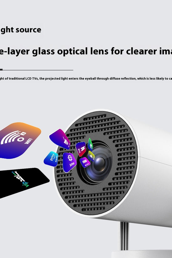 Compact 180° Home Projector