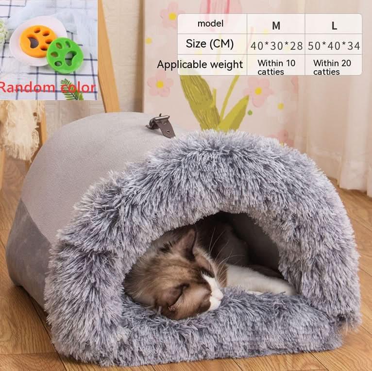 Cozy Portable Pet Nest - Ultimate Comfort & Style for Your Furry