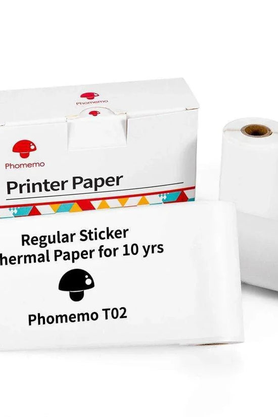 طابعة ملصقات حرارية صغيرة محمولة