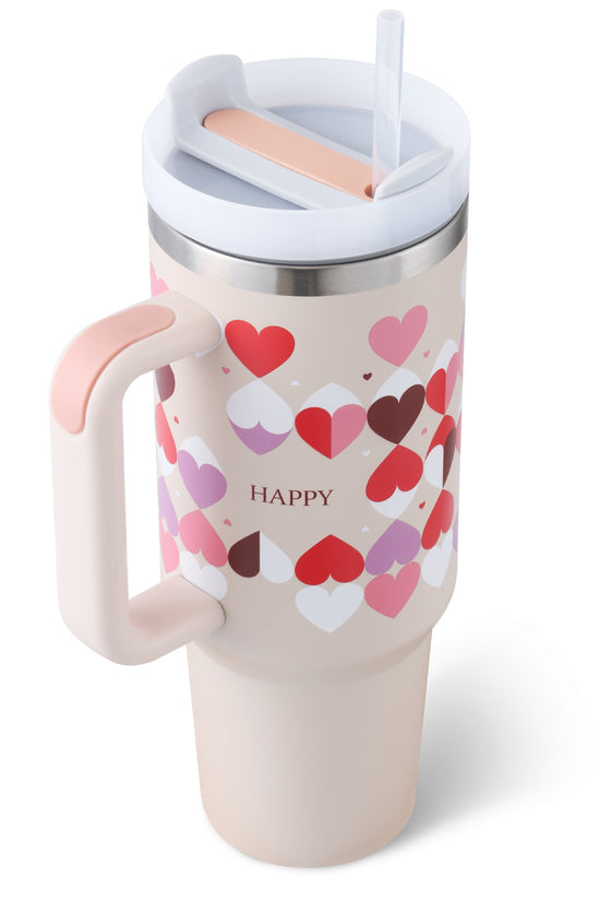 40oz Stainless Steel Tumbler With Straw