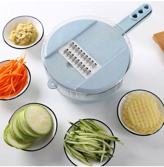 8-in-1 Mandoline Vegetable Slicer & Grater