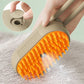 3-in-1 Steamy Pet Grooming Brush | Electric Spray Cat & Dog Hair Removal Comb