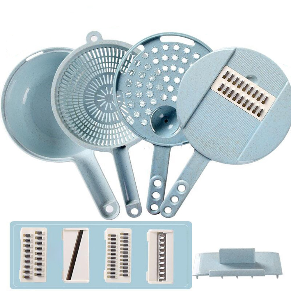 8-in-1 Mandoline Vegetable Slicer & Grater