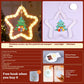 LED Christmas Star Pendant – Festive Window & Door Decoration