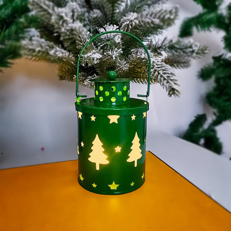 Christmas LED Candle Lantern – Nordic Style Holiday Decoration
