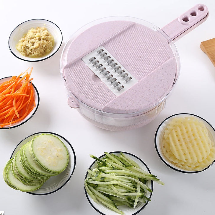 8-in-1 Mandoline Vegetable Slicer & Grater