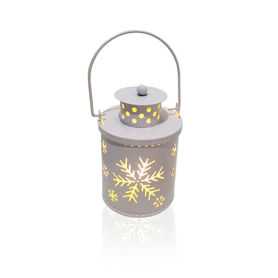 Christmas LED Candle Lantern – Nordic Style Holiday Decoration