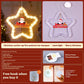 LED Christmas Star Pendant – Festive Window & Door Decoration