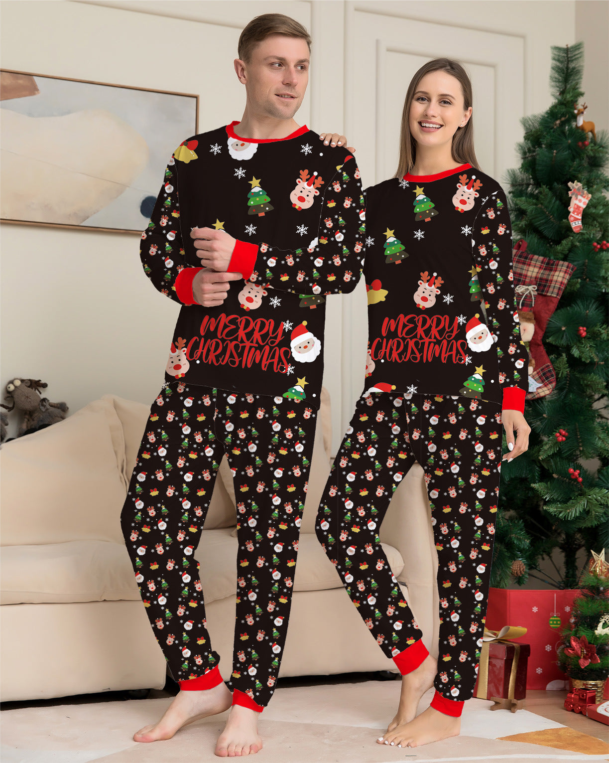 Family Christmas Matching Pajamas Set – Cozy Xmas Sleepwear for All