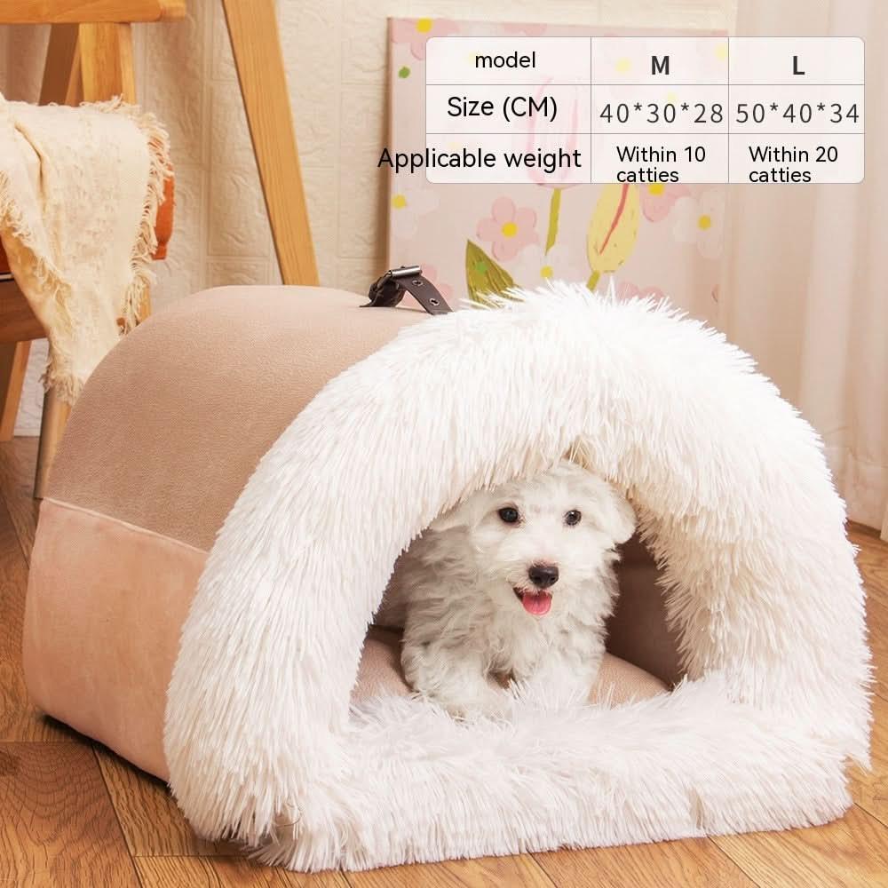 Cozy Portable Pet Nest - Ultimate Comfort & Style for Your Furry