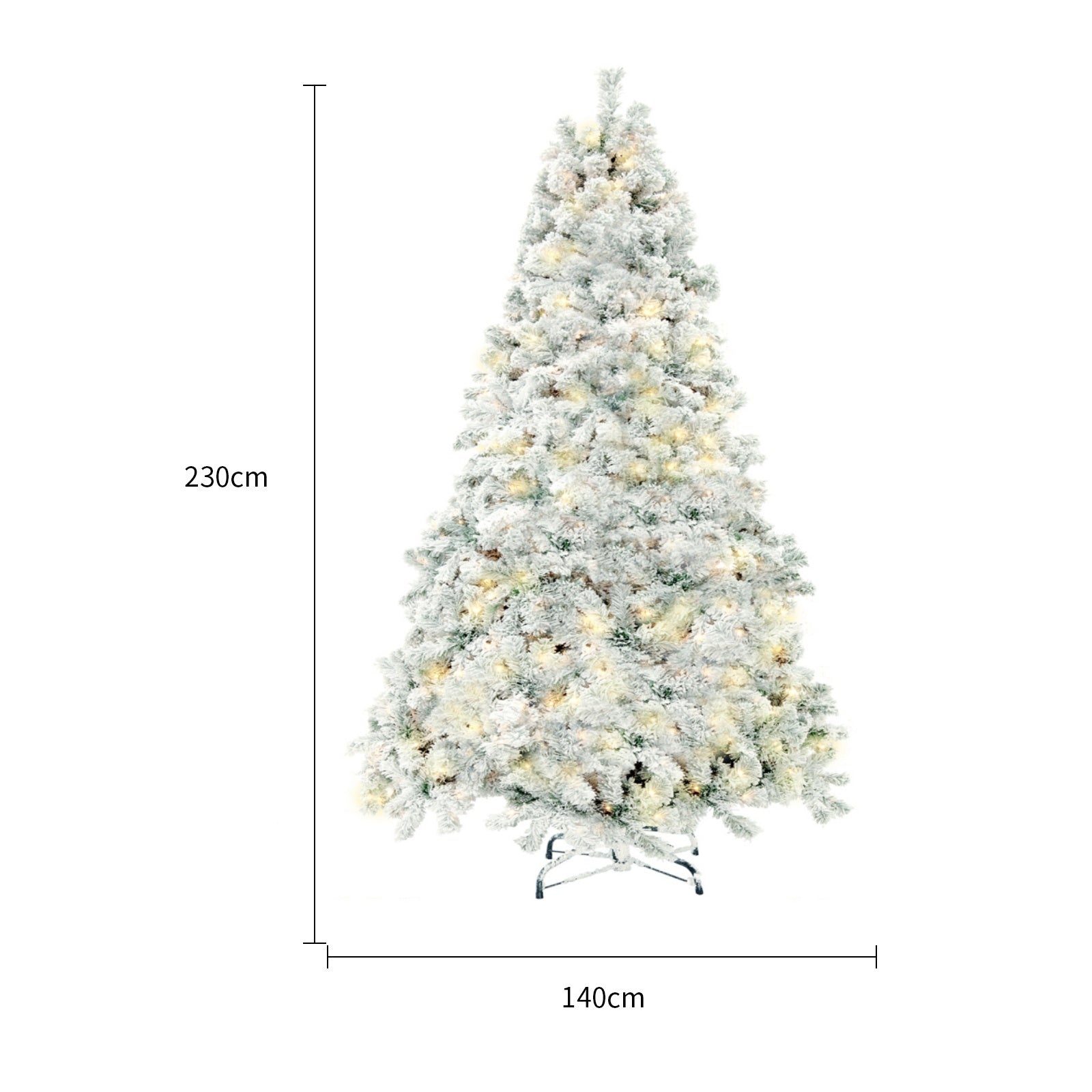 Artificial Snow Christmas Tree – PVC Mini Winter Decor