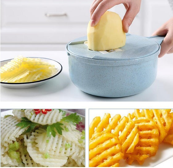 8-in-1 Mandoline Vegetable Slicer & Grater