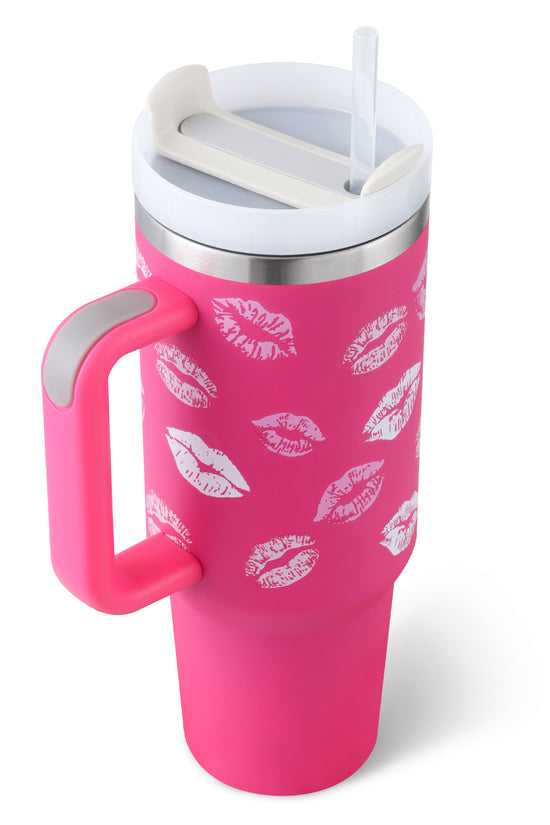 40oz Stainless Steel Tumbler With Straw