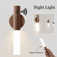 Auto LED Magnetic Wood Wireless Night Light with PIR Motion Sensor