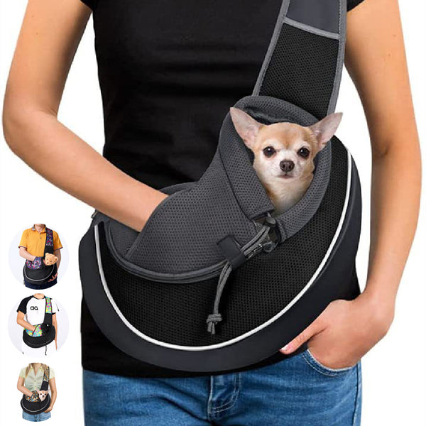 Portable Pet Carrier Crossbody Bag for Dogs & Cats