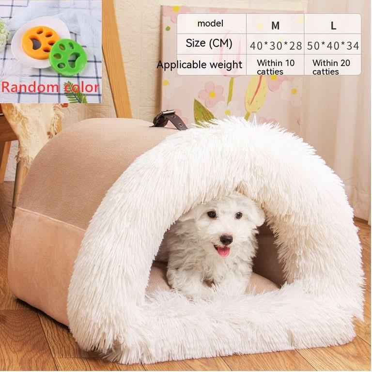 Cozy Portable Pet Nest - Ultimate Comfort & Style for Your Furry