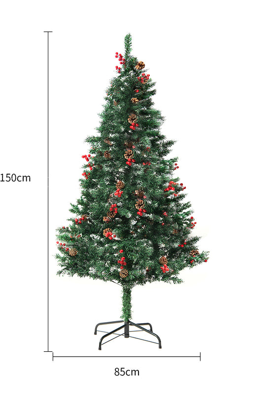 Artificial Snow Christmas Tree – PVC Mini Winter Decor