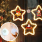 LED Christmas Star Pendant – Festive Window & Door Decoration