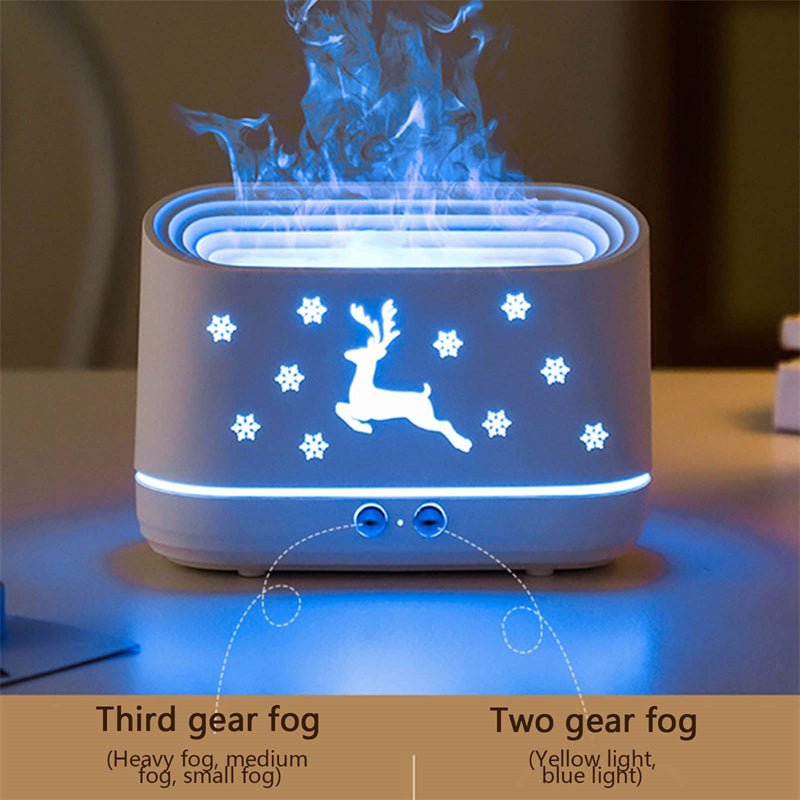 Elk Flame Humidifier & Essential Oil Diffuser