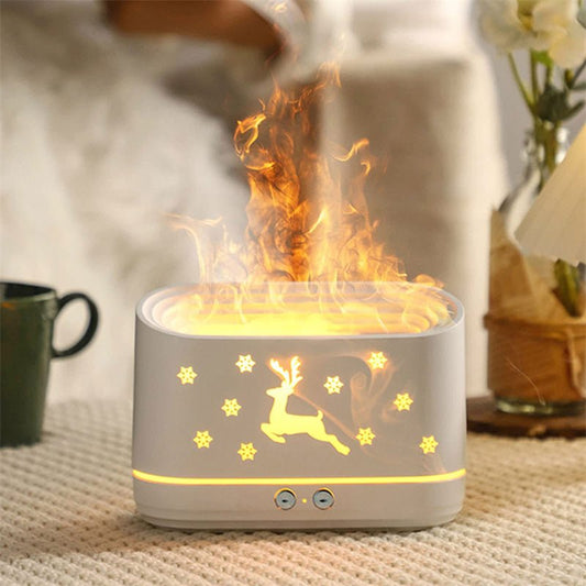 Elk Flame Humidifier & Essential Oil Diffuser