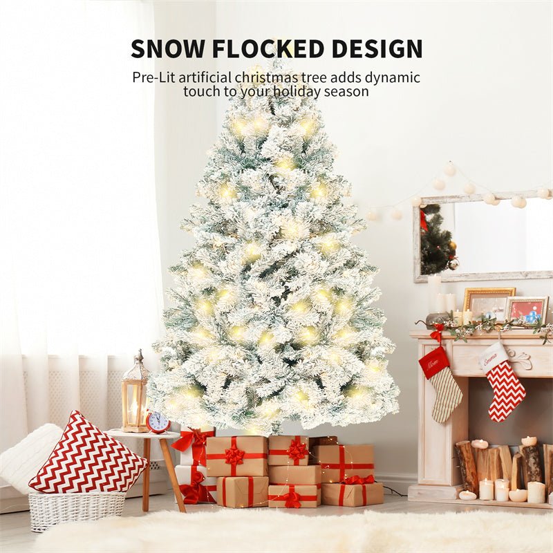 Artificial Snow Christmas Tree – PVC Mini Winter Decor