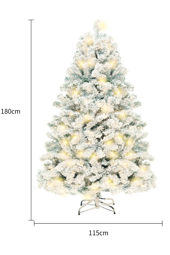 Artificial Snow Christmas Tree – PVC Mini Winter Decor