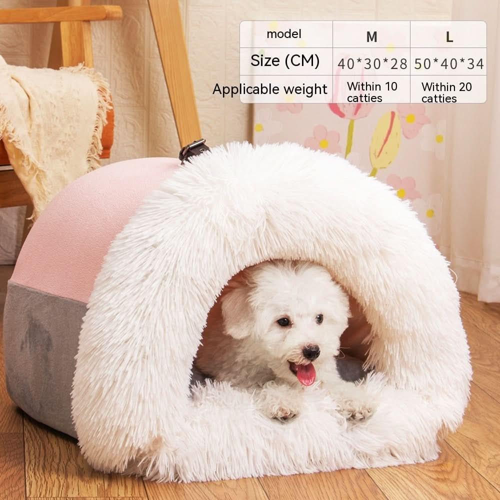 Cozy Portable Pet Nest - Ultimate Comfort & Style for Your Furry