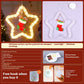 LED Christmas Star Pendant – Festive Window & Door Decoration