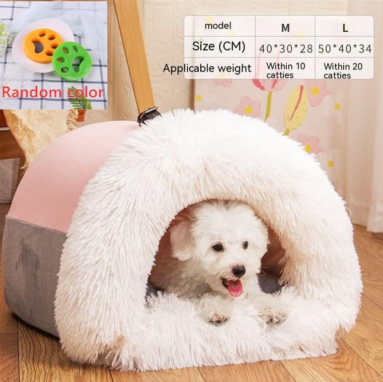 Cozy Portable Pet Nest - Ultimate Comfort & Style for Your Furry