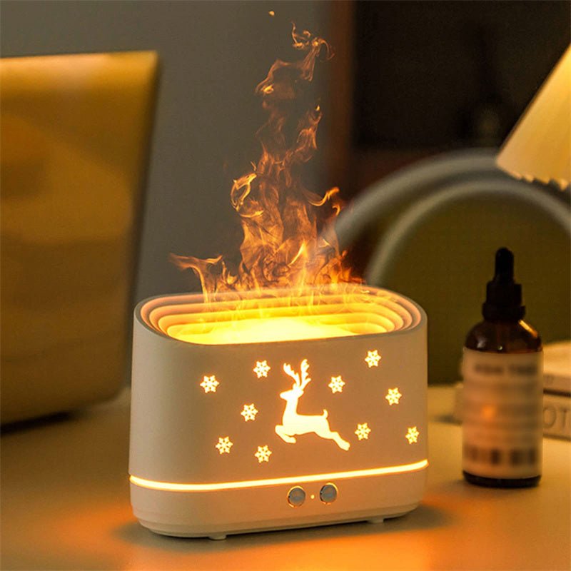 Elk Flame Humidifier & Essential Oil Diffuser