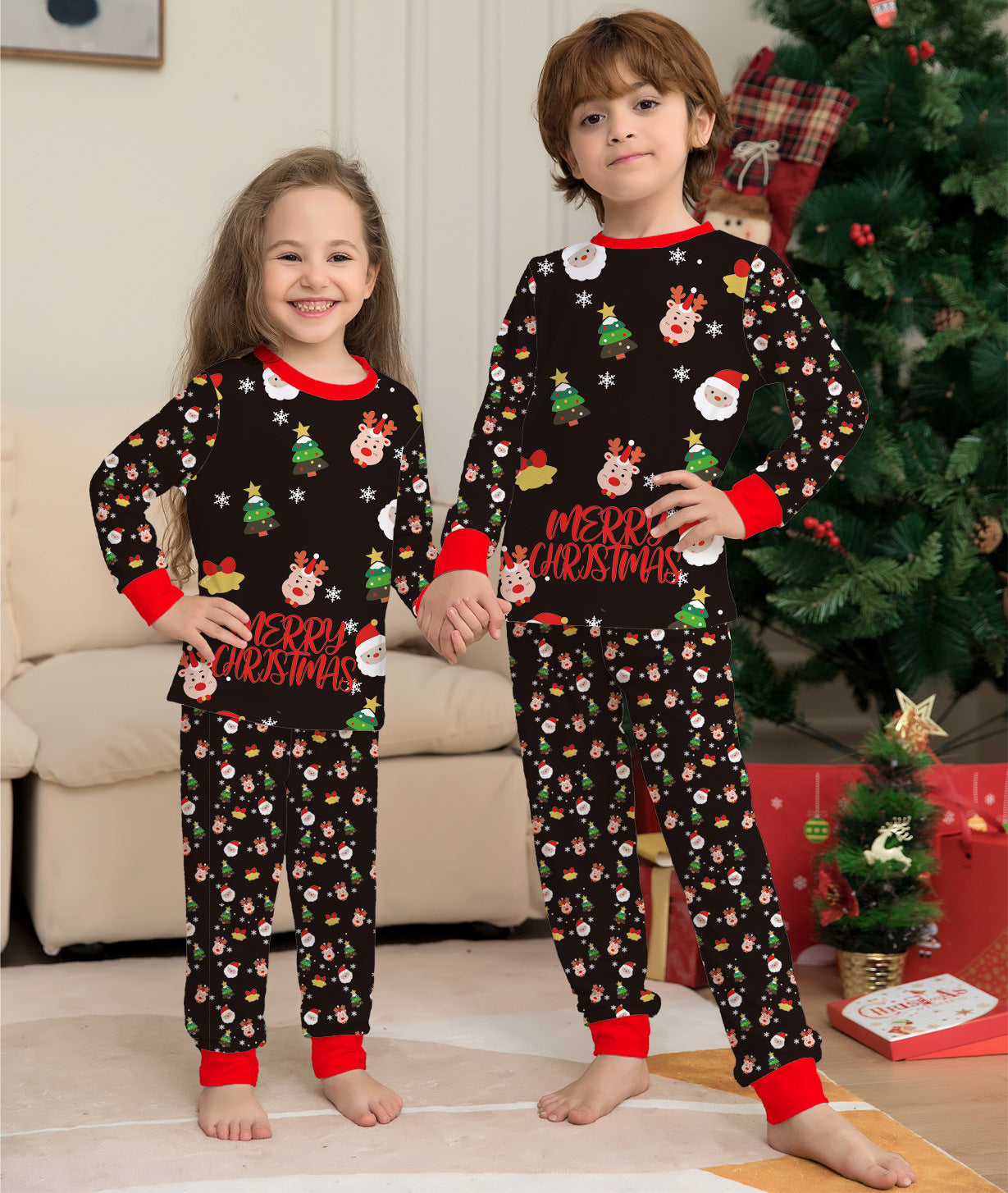 Family Christmas Matching Pajamas Set – Cozy Xmas Sleepwear for All