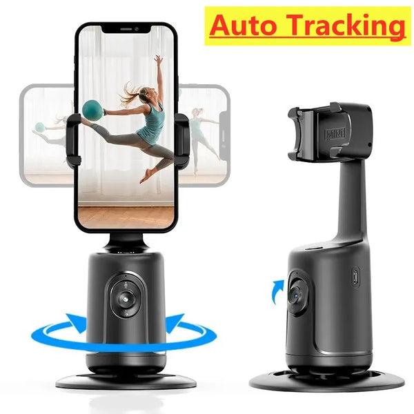 360° AI Auto Face Tracking Gimbal Phone Holder