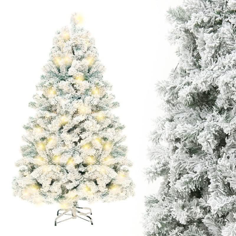 Artificial Snow Christmas Tree - Elegant PVC Winter Wonderland Decor