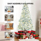 Artificial Snow Christmas Tree - Elegant PVC Winter Wonderland Decor