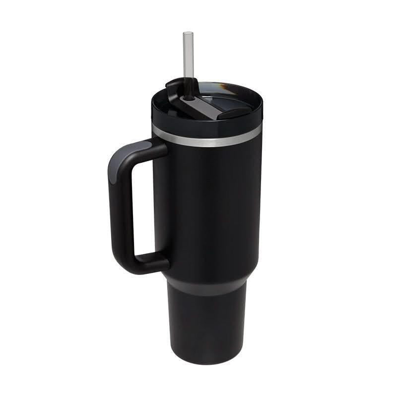 40oz Stainless Steel Tumbler With Straw - ZentroMart