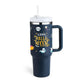 40oz Stainless Steel Tumbler With Straw