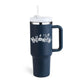 40oz Stainless Steel Tumbler With Straw