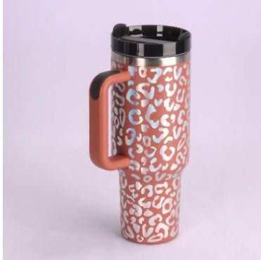 40oz Stainless Steel Tumbler With Straw