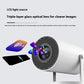 180° Home Projector - Compact Design - ZentroMart