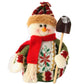 Christmas Snowman Figurine – Holiday Table Decor - ZentroMart