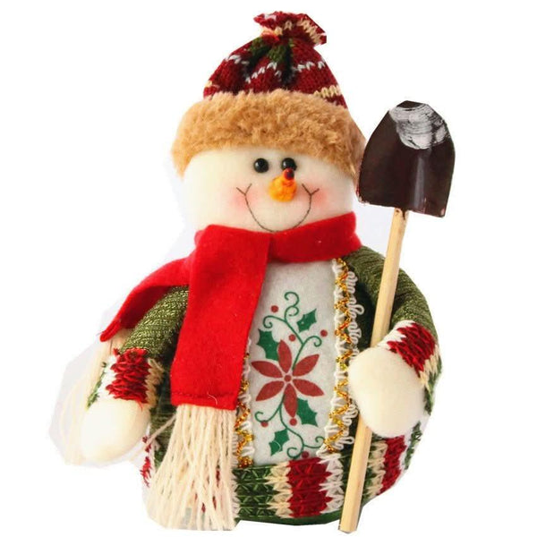 Christmas Snowman Figurine – Holiday Table Decor - ZentroMart