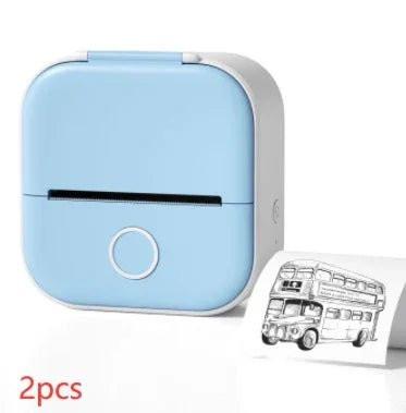 Portable Mini Thermal Label Printer - ZentroMart