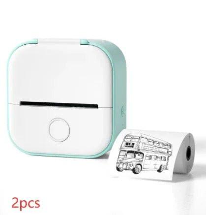 Portable Mini Thermal Label Printer - ZentroMart