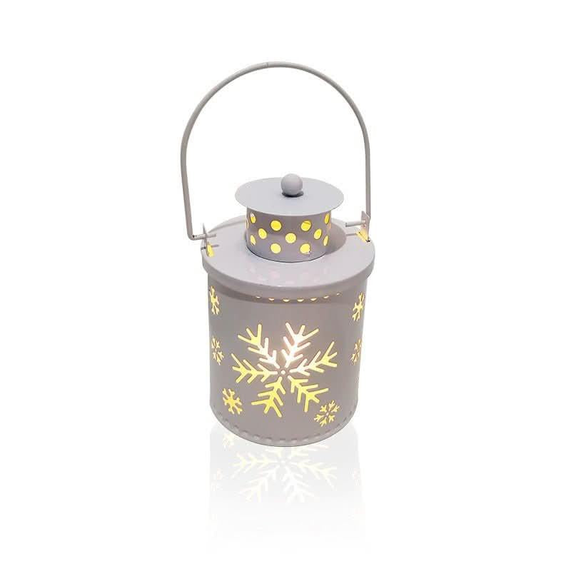 Christmas LED Candle Lantern – Nordic Style Holiday Decoration