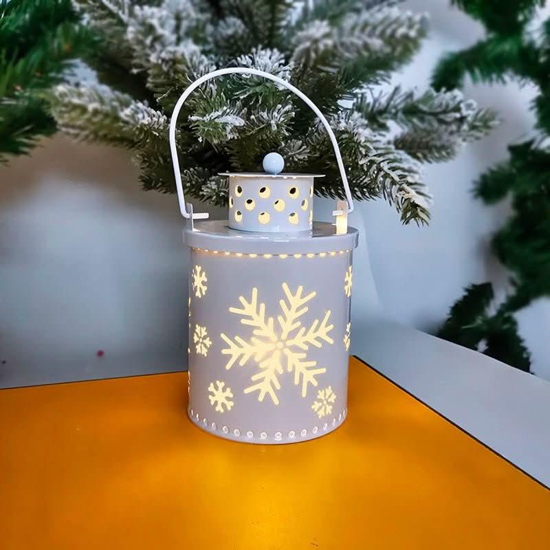 Christmas LED Candle Lantern – Nordic Style Holiday Decoration